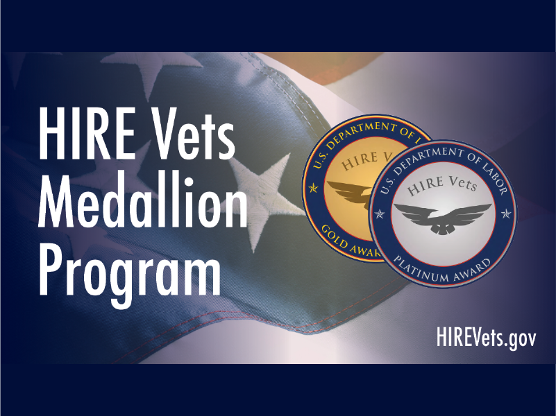 UTRS RECEIVES 2023 HIRE VETS MEDALLION AWARD FROM THE U.S. DEPARTMENT ...